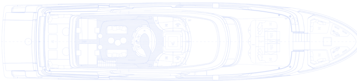 Fly deck plan, bow to the right